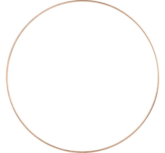 Metalen ring "Cirkel", Goudkleur