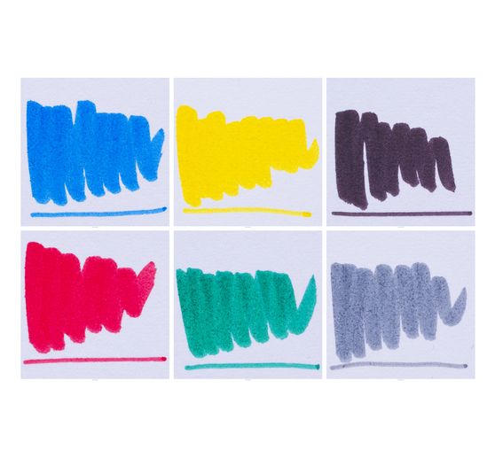 Bruynzeel Fineliners-Set, 6 stuks