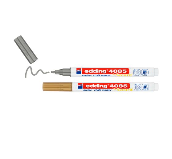 edding 4085 krijtmarker set van 2, 1 - 2 mm