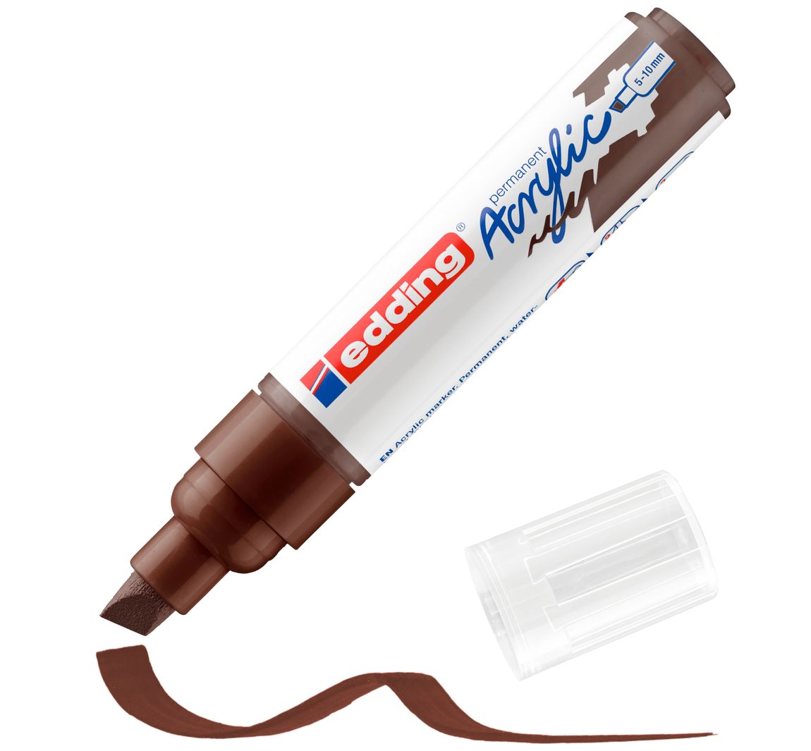 edding 5000 Acrylic "Acrylmarker - Wide" - Chocoladebruin