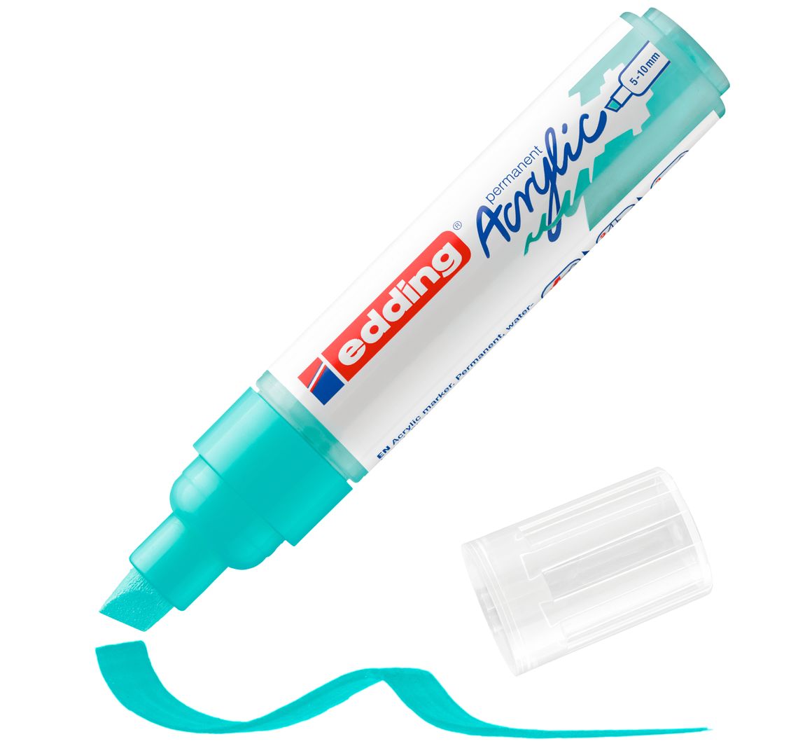 edding 5000 Acrylic "Acrylmarker - Wide" - Weelderig-Turkoois