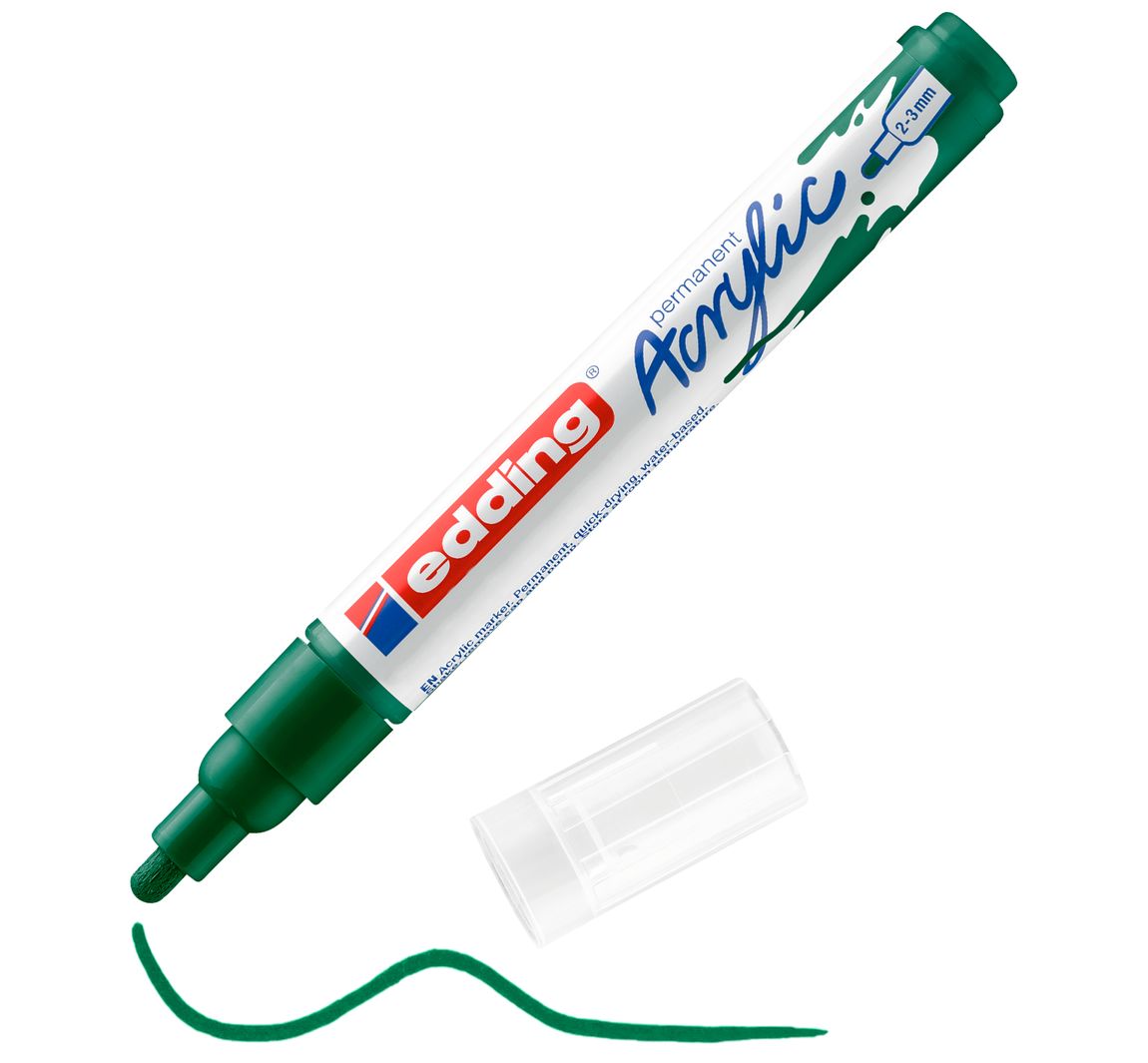 edding 5100 Acrylic "Acrylmarker - Medium" - Mosgroen