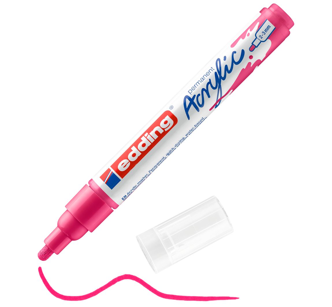 edding 5100 Acrylic "Acrylmarker - Medium" - Telemagenta
