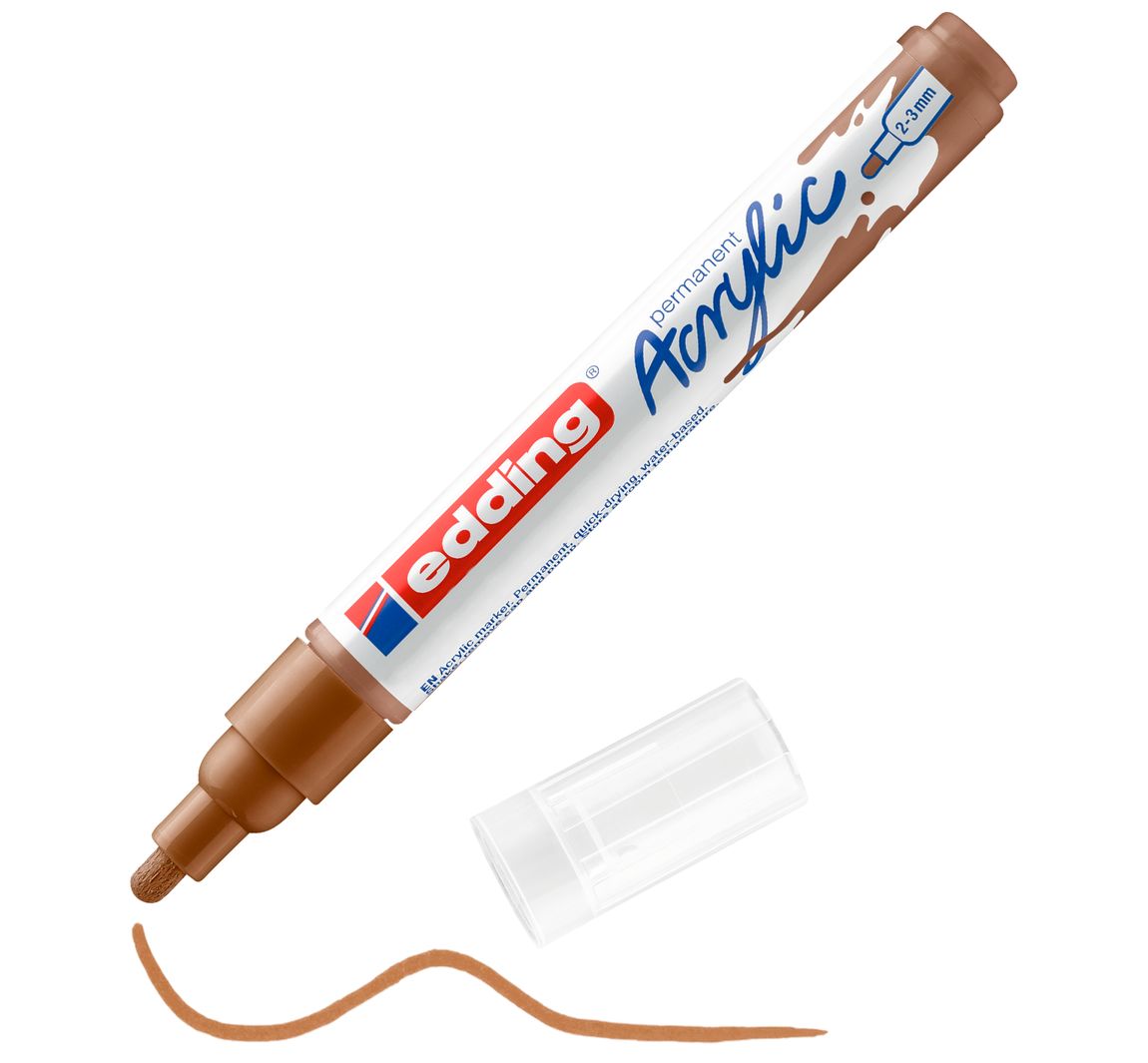 edding 5100 Acrylic "Acrylmarker - Medium" - Hazelnoot