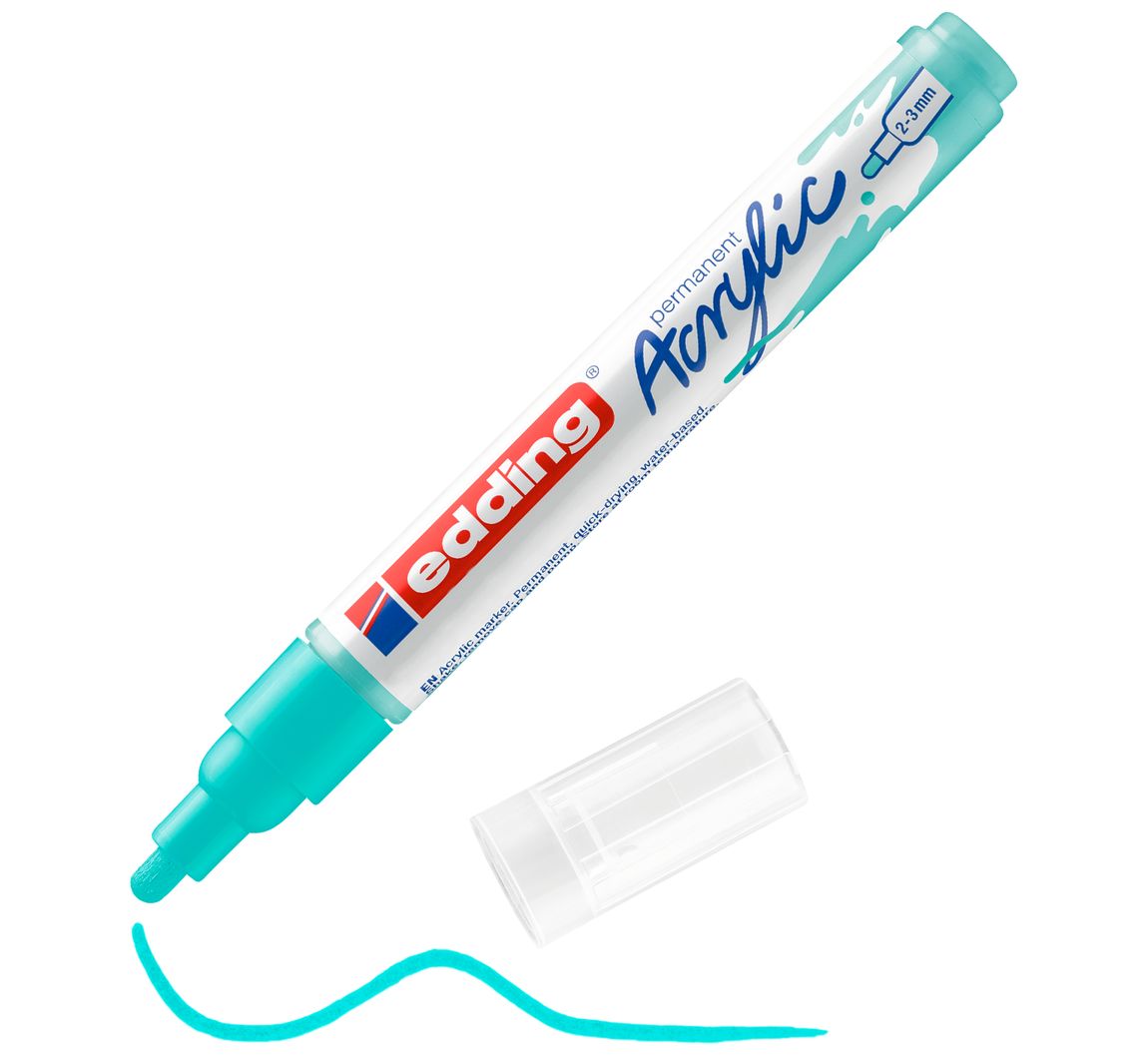 edding 5100 Acrylic "Acrylmarker - Medium" - Weelderig-Turkoois