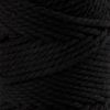 Macramé cord, Ø 4 mm Black