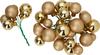 Christmas balls made of glass on wire, 36 pieces, Ø 20 / 25 / 30 mm