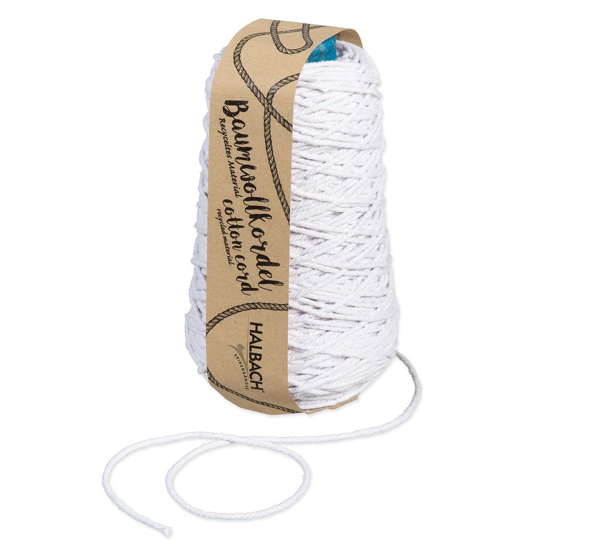 Katoenen koord "2 mm" - Wit