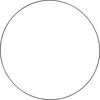 Metalen ring "Cirkel", Zwart