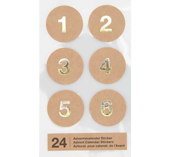 Adventskalender stickers
