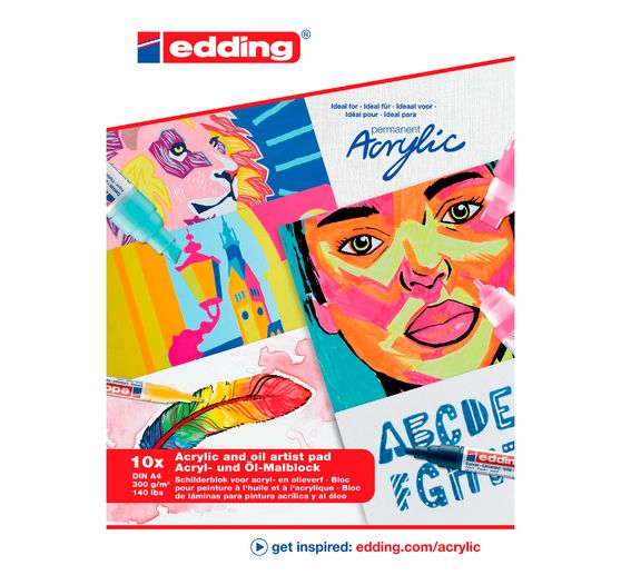 edding Acryl/olie schilderen blok