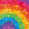Napkin "Rainbow Art"