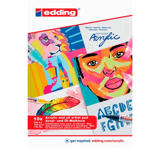 edding Acryl/olie schilderen blok