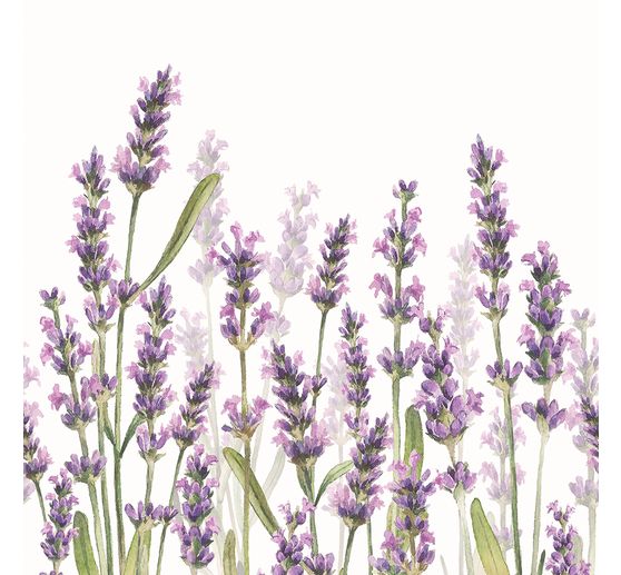 Servet "Lavendel bloemetjes" 
