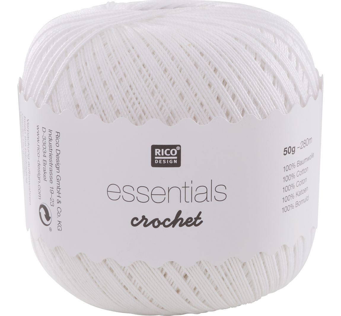 Rico Design Essentials Crochet - Wit