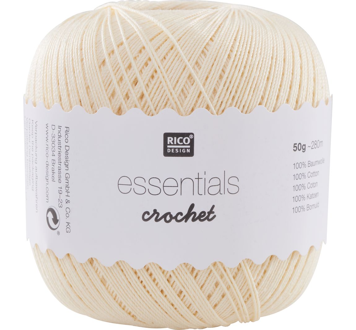 Rico Design Essentials Crochet - Vanilla