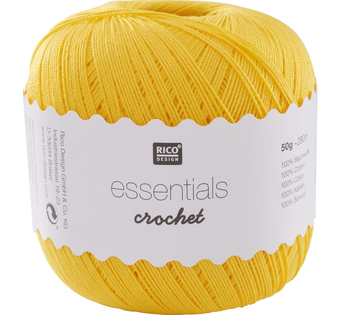 Rico Design Essentials Crochet - Geel