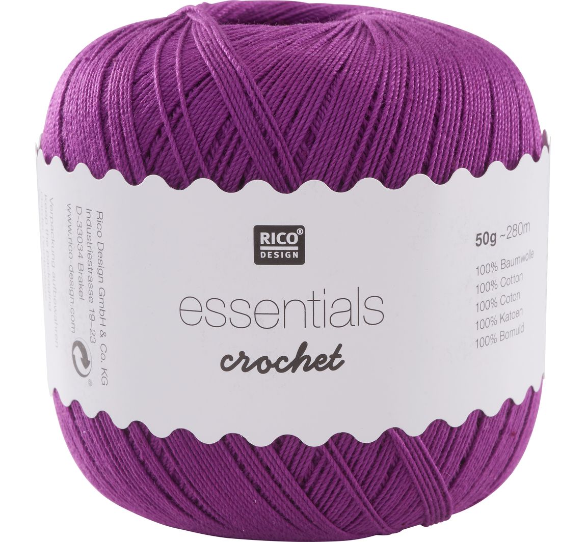 Rico Design Essentials Crochet - Paars