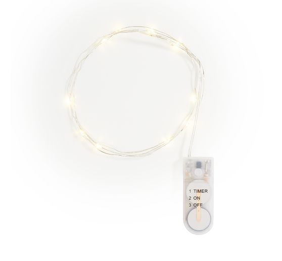 VBS Micro LED chain of lights, with timer, 10 LEDs