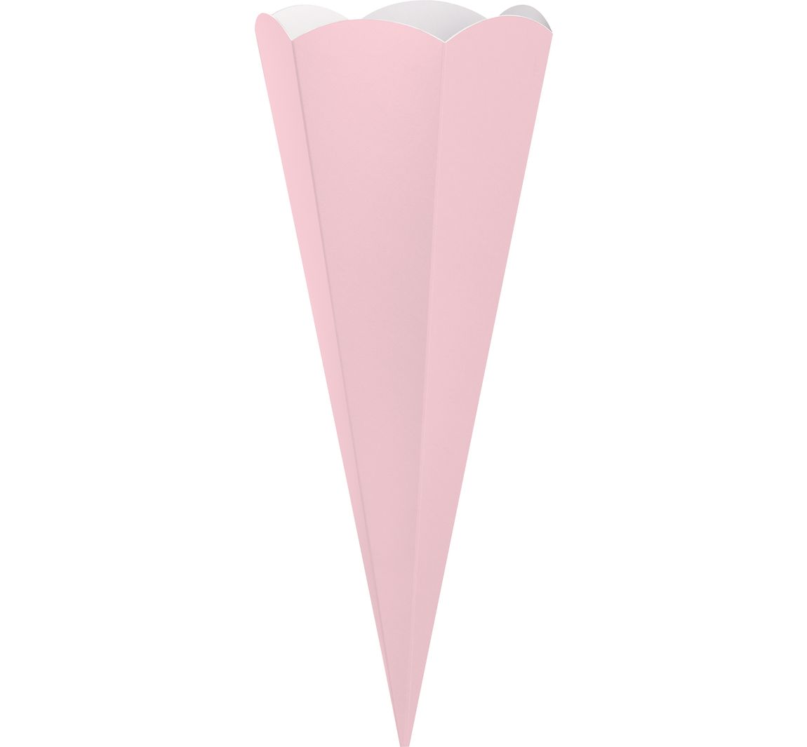 Schoolkegel uitgesneden - Roze
