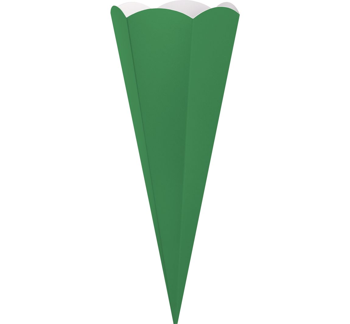 Schoolkegel uitgesneden - Groen