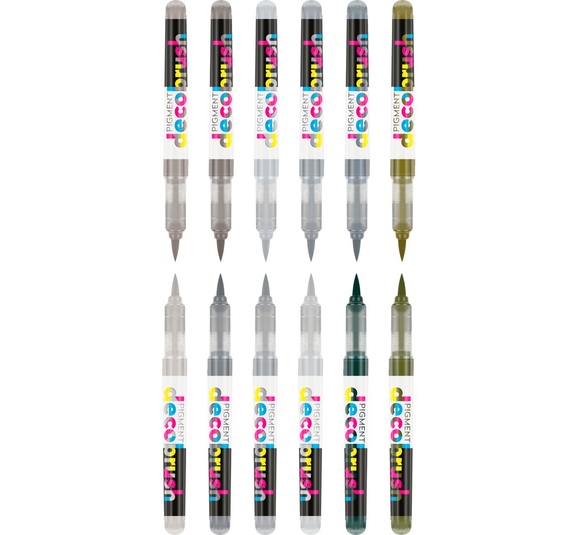 Karin PIGMENT Decobrush Collection  - Grey Colors