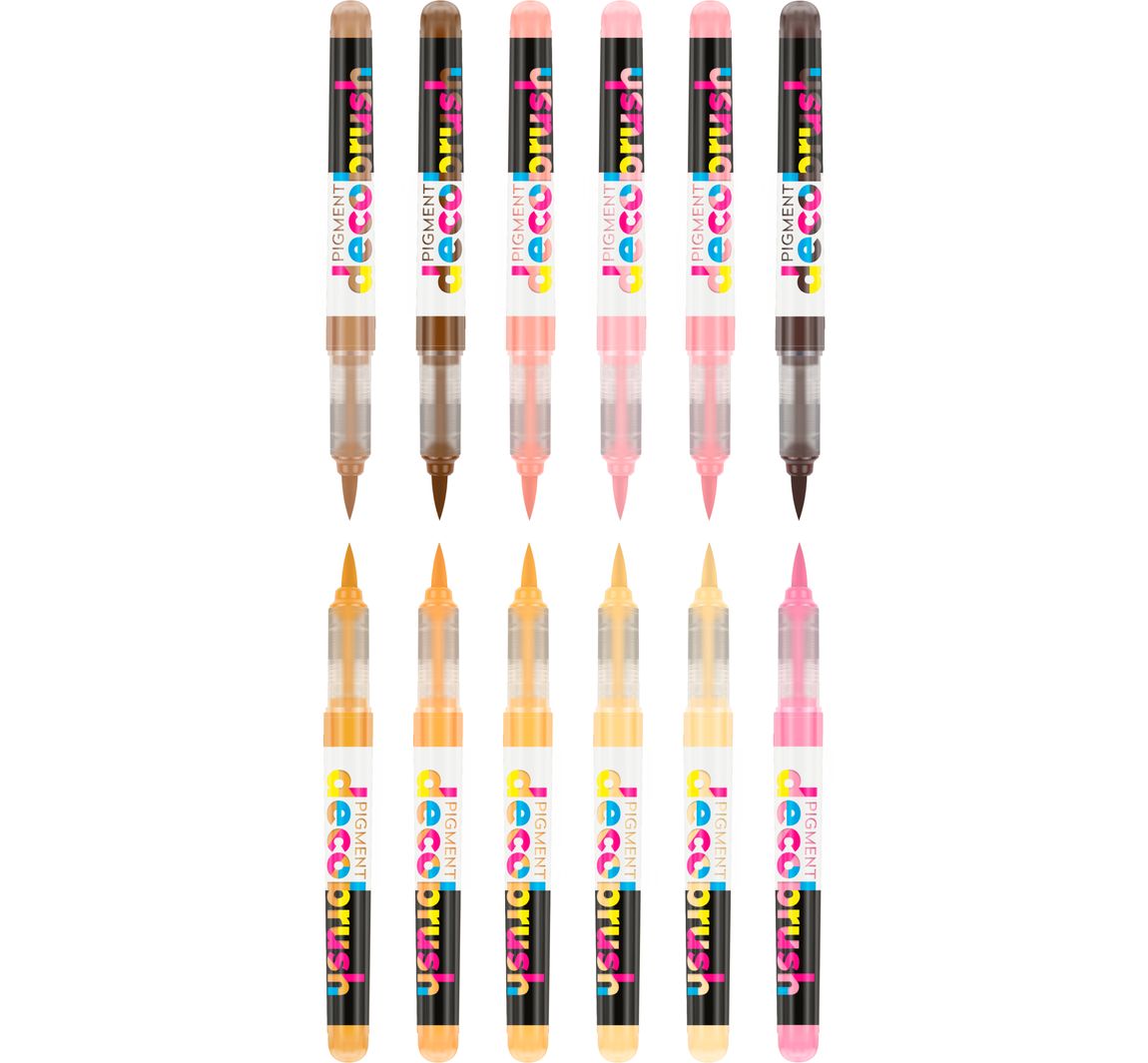 Karin PIGMENT Decobrush Collection  - Nude Colors