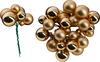 Christmas balls made of glass on wire, 36 pieces, Ø 20 / 25 / 30 mm