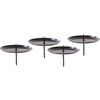 Candle holder "Klassieker" met Stekers Zwart