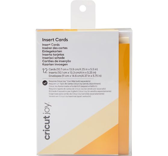 Cricut Joy double cards with inserts & envelopes "Insert Cards", 10.7 cm x 13.9 cm