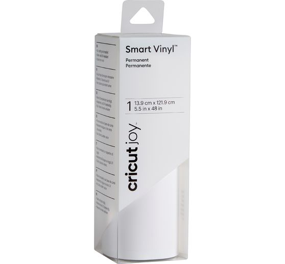 Cricut Joy self-adhesive vinyl foil - glossy "Smart Vinyl - Permanent", 13.9 x 121.9 cm