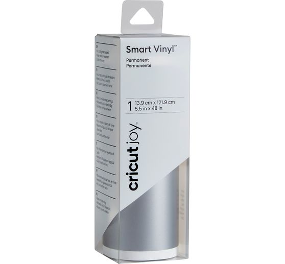 Cricut Joy self-adhesive vinyl foil - glossy "Smart Vinyl - Permanent", 13.9 x 121.9 cm