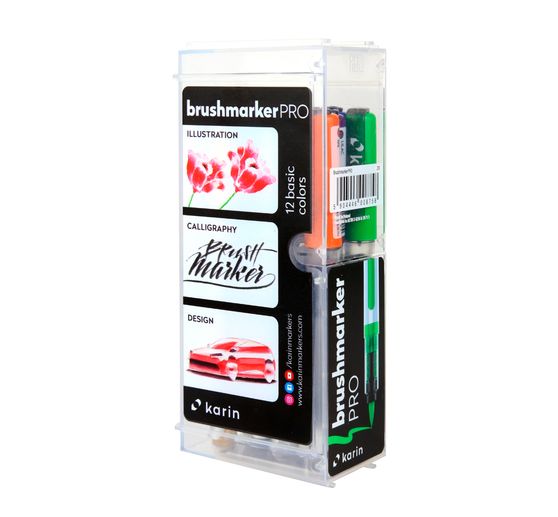 Karin Brushmarker PRO Set,12 kleuren