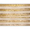 Taffeta lint, breedte 5 mm Crème/Goud