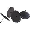 Kandelaar"Classic-Big" with Plugs Black
