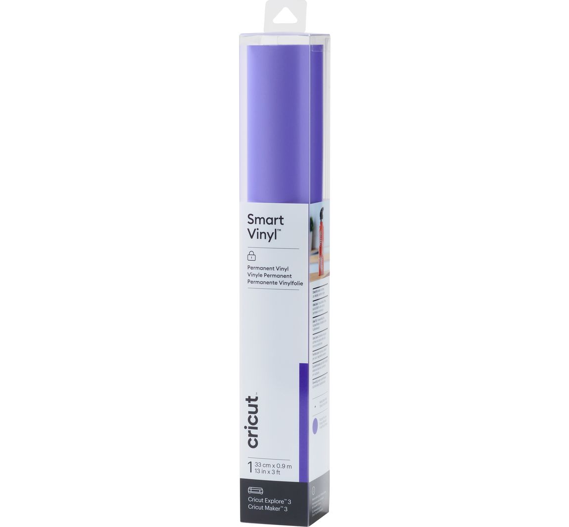 Cricut zelfklevende vinyl folie "Smart Vinyl - Permanent", 33 x 90 cm - Purple