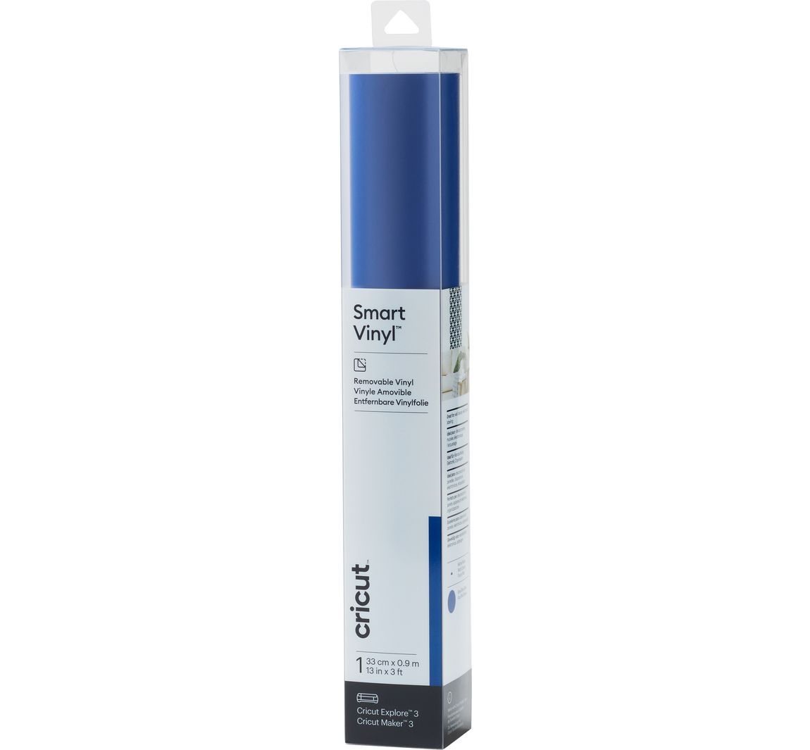 Cricut zelfklevende vinyl folie "Smart Vinyl - Removable", 33 x 90 cm - Blue