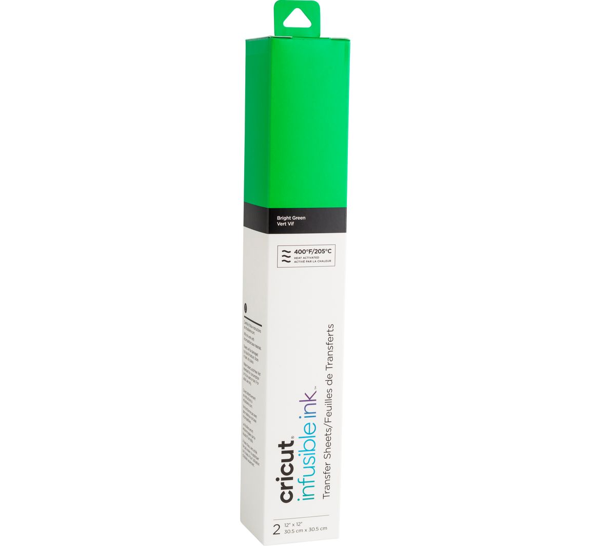 Cricut Uni transferblad "Infusible Ink", 30,5 x 30,5 cm - Bright Green