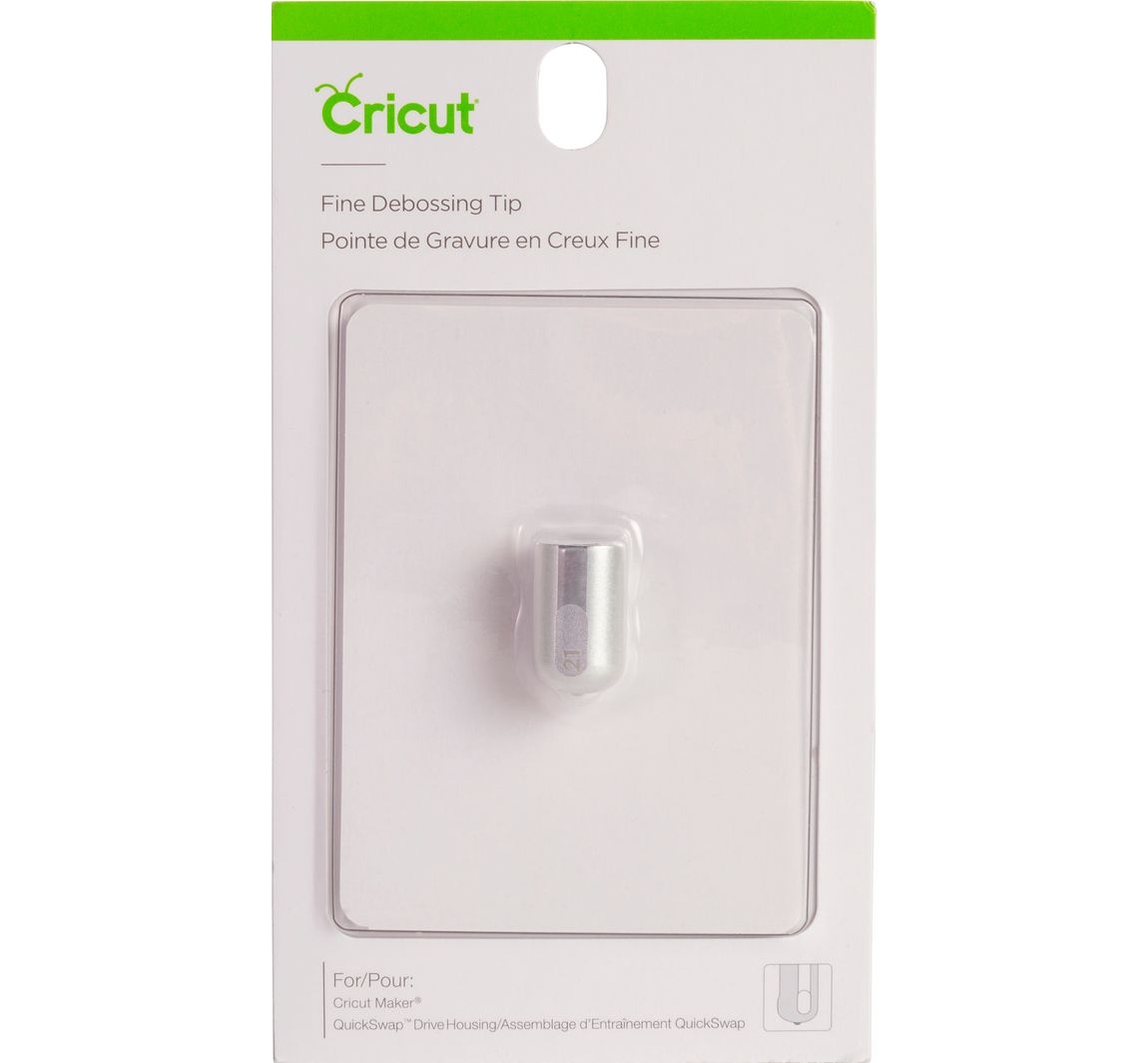 Cricut werktuig "Quickswap Tool - Debossing Tip", fijne embossing tip - 1 reserve tip