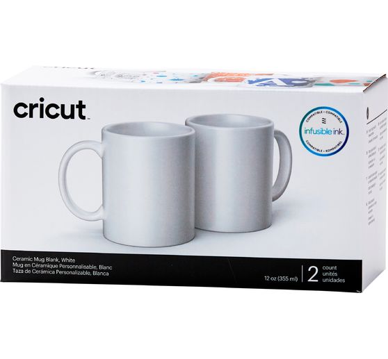 Cricut Bekers "Mug White", 355 ml