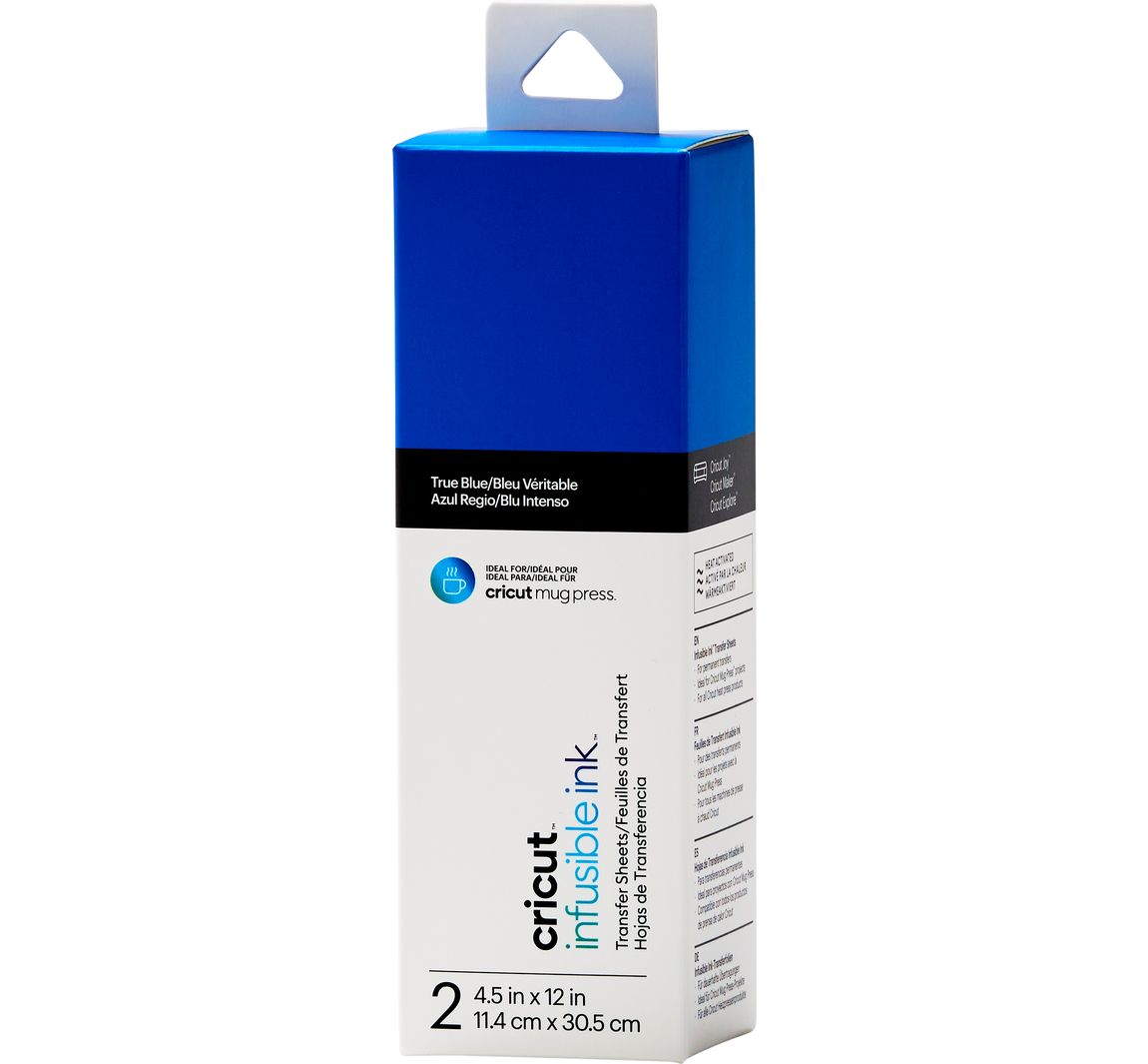Cricut Uni transferblad "Infusible Ink", 11,4 x 30,5 cm - True Blue