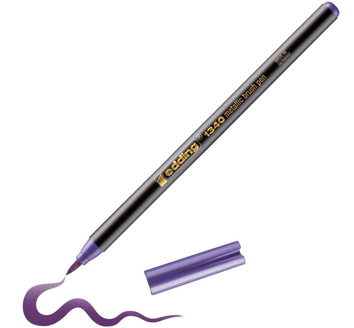 edding 1340 Penseelpen "Metallic" - Violet
