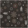 Cotton fabric "Christmas time" Black