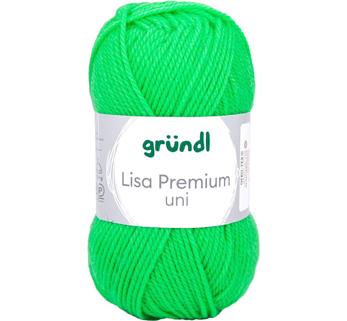 Wol "Lisa" - Neon-Groen