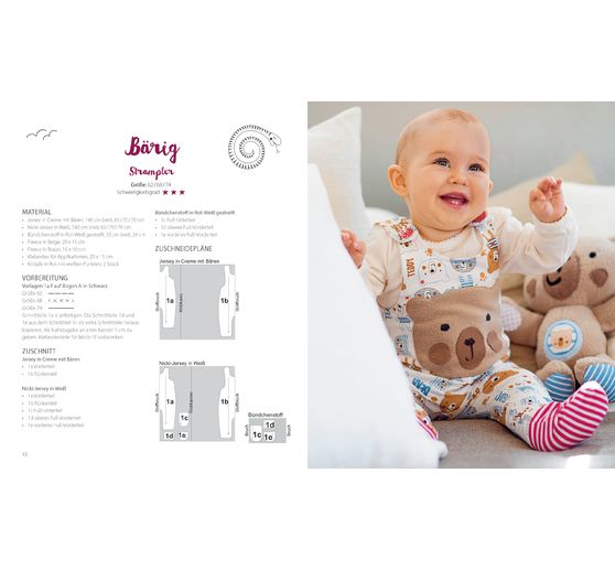 Boek "Klitzeklein & kuschelweich - Einfach niedliche Nähideen für Babys"