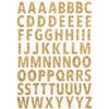 Glittersticker "Letters" Goud