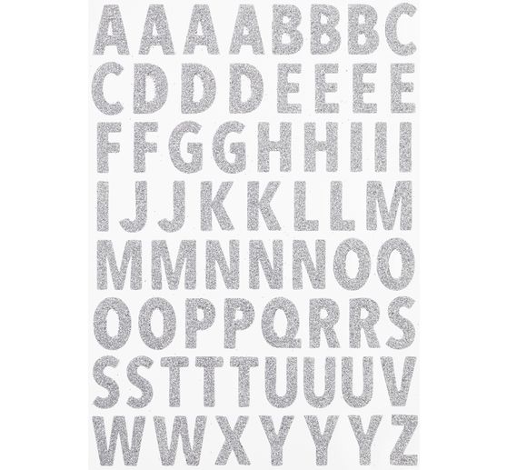 Glittersticker "Letters"