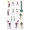 Rico Design Gel stickers "FIGURICO" Golf