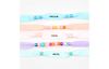 itoshii Rep ribbon bracelets