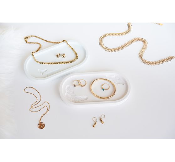 Silicone casting mould "Coaster oval"